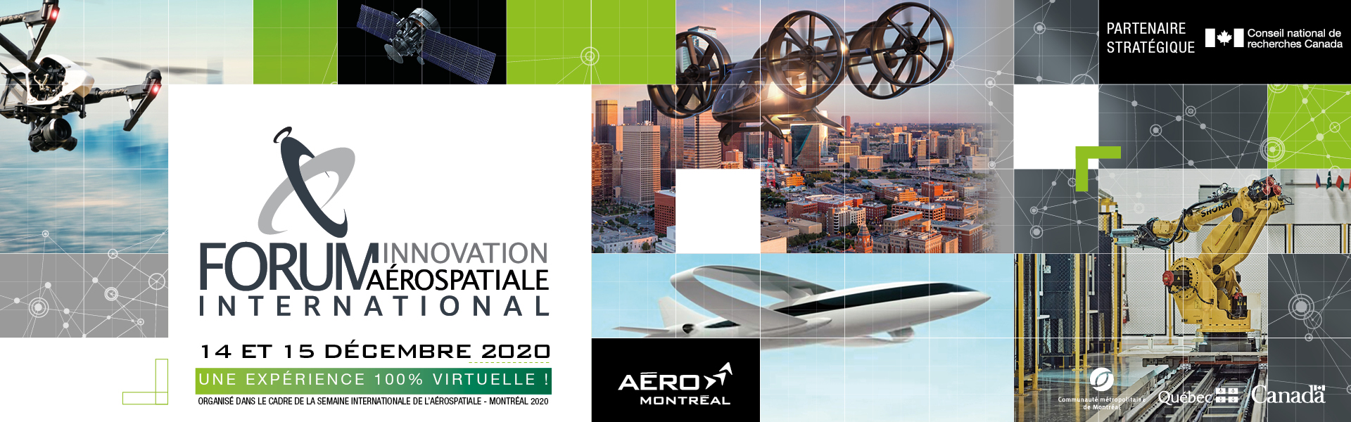 Forum innovation aérospatiale international 2020 (100% virtuel)